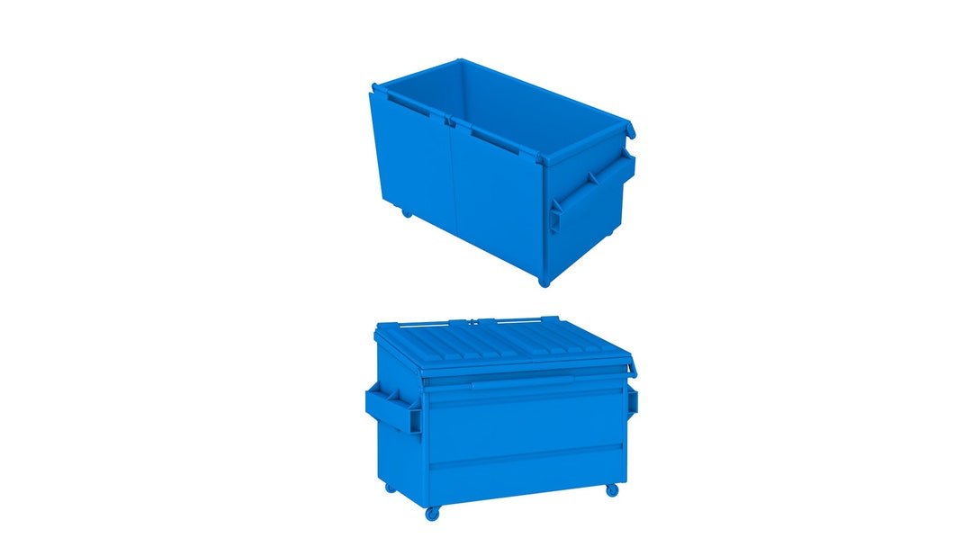 Dumpster Stl File / Printable Stl File Foprinters, Recycling Bin