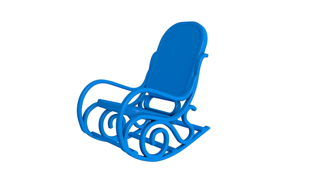 Rocking Chair Stl File / Printable Stl File for 3d Printers, Rocking