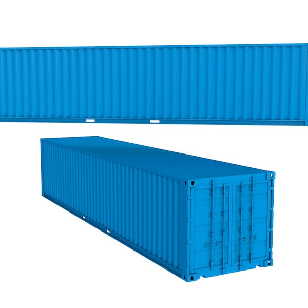 Verzending Container stl-bestand / printer Container, woondecoratie stl-bestanden, bloem, Shipping Container planten, 3d