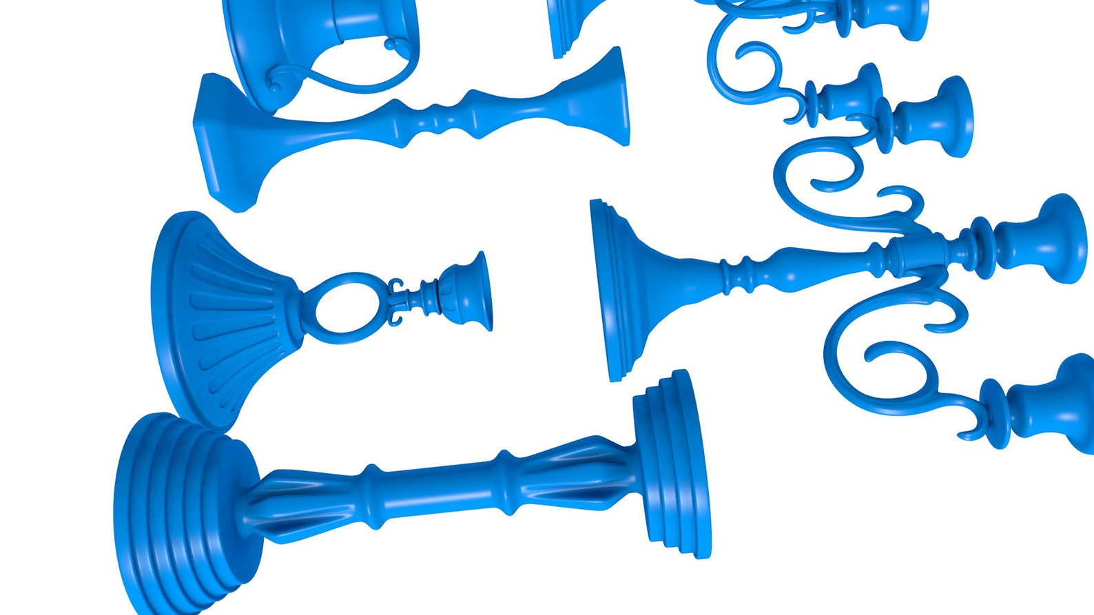 Candlestick Pattern Gift File Antique Candlestick Stl File / Printable Stl File for 3d Printers ...