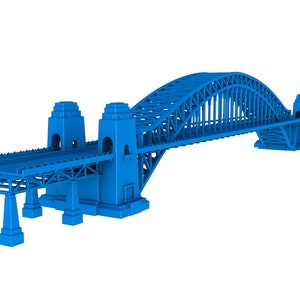 Sydney Harbour Bridge stl file / printable stl file foprinters, Sydney Harbour Bridge   printer ,  bridge stl file