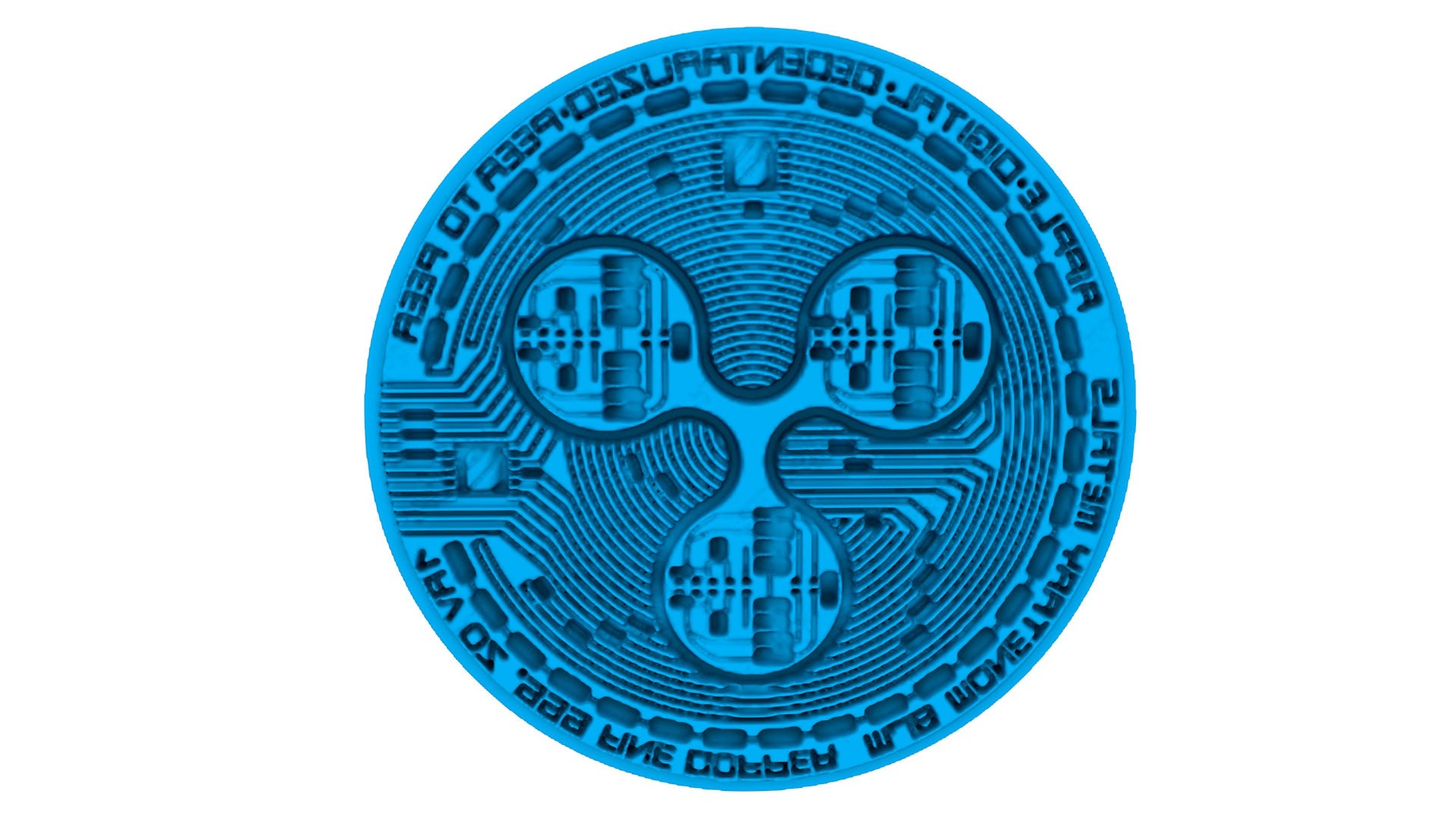 Ripple Coin Stl File / Printable Stl File for 3d Printers, Home Crown Stl  Files,bitcoin, Xrp Coin Stl - Etsy