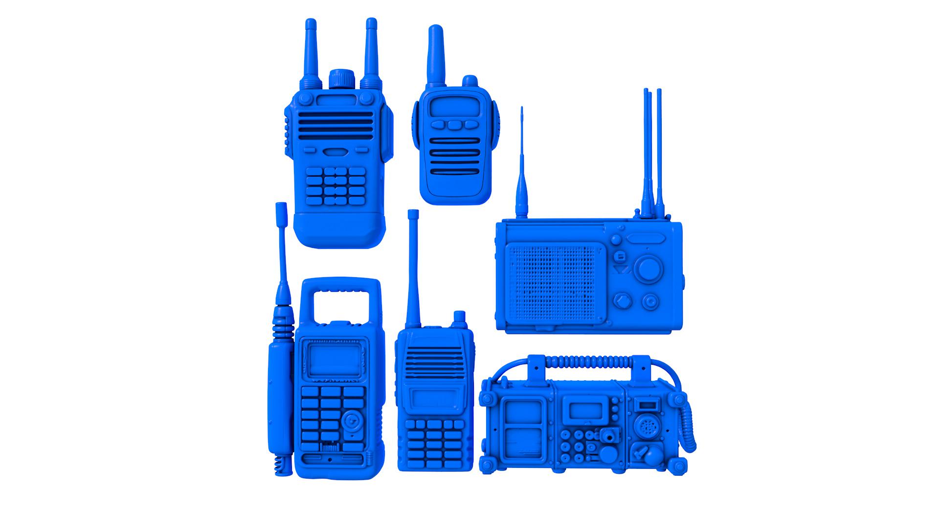 radio / stl rodio / imprimante radio / vieille radio / radio militaire / radio tactique
