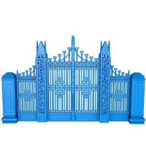 Classic Iron Gate Stl file / printable  stl file for 3d printers, Classic Gate  printer gate stl
