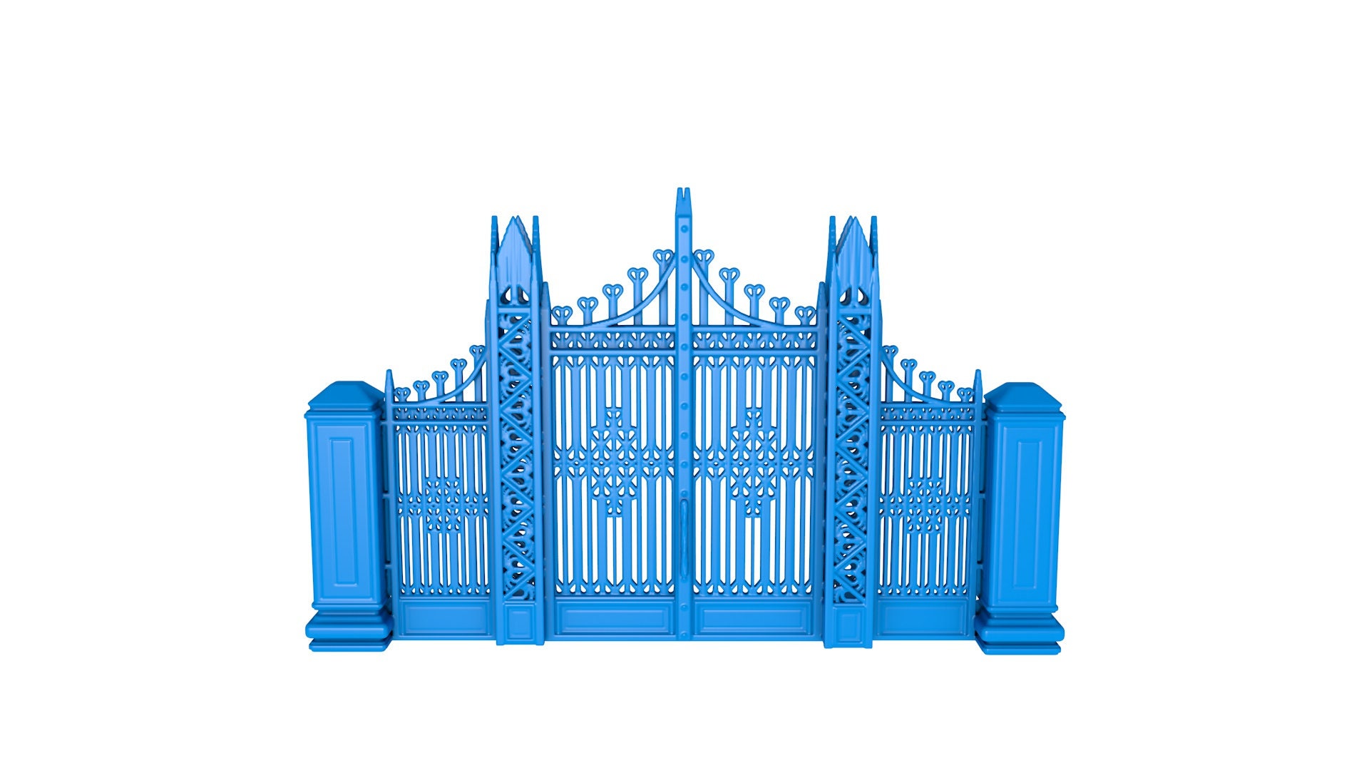 Classic Iron Gate Stl File / Printable Stl File for 3d Printers ...