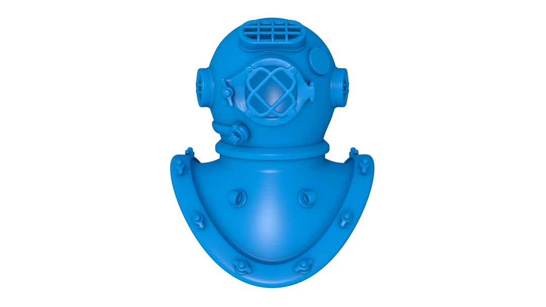 Diving Helmet Stl File / Diving Helmet Printer/ Helmet Stl File Etsy