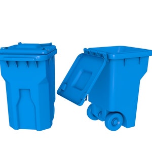 Lixeira de plástico arquivo stl/arquivo stl imprimível foprinters, impressora de lixeira, arquivo stl de lixeira