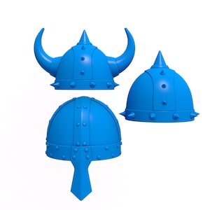 Warrior Helmet stl file / printable stl file for 3d printers, home decoration stl files, Viking Helmet   printer