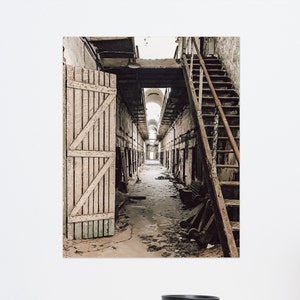 Art Print | Abandoned Prison, Eastern State Penitentiary, Stephen King, Historically Haunted | Matte or Luster Premium Print
