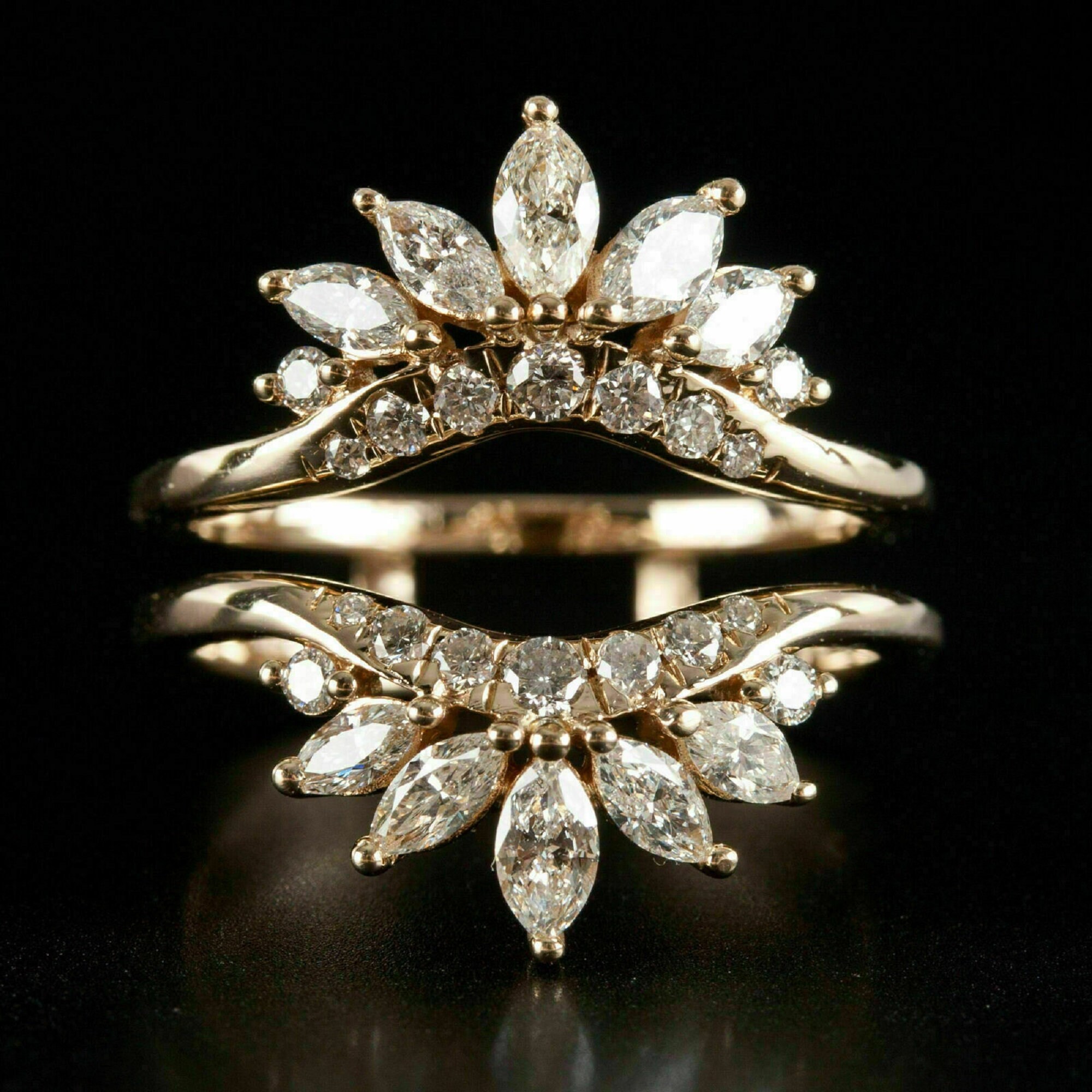 Marquise diamond deals ring wrap