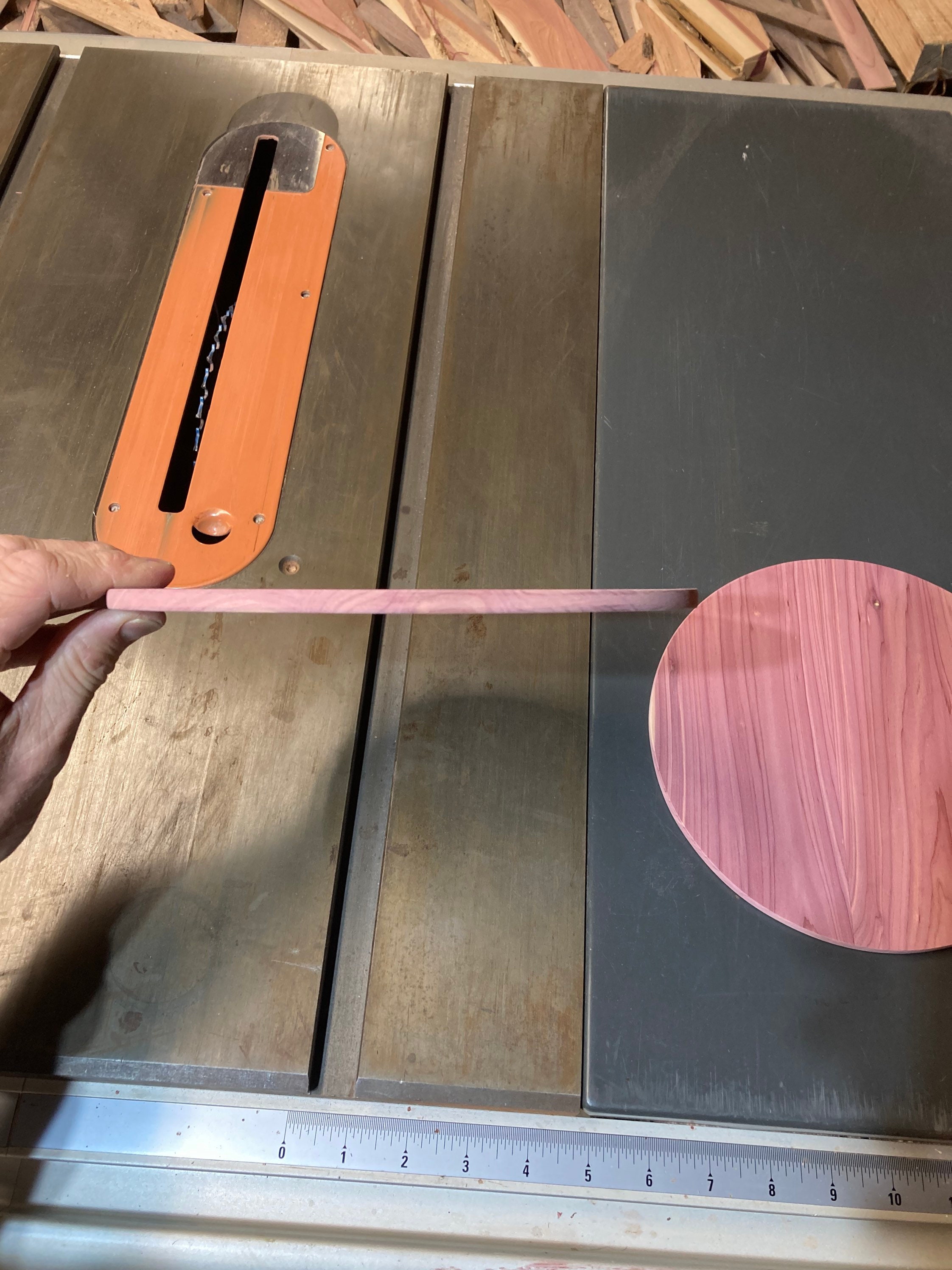Aromatic Eastern Red Cedar, Two Circular Boards, 1/4” Thick X 8” Dia ...