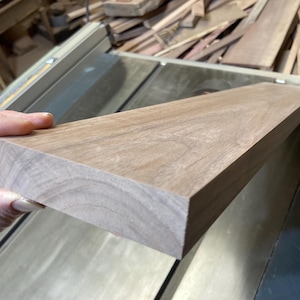 One Black Walnut board,  1” x 4” x 24”, S4S.