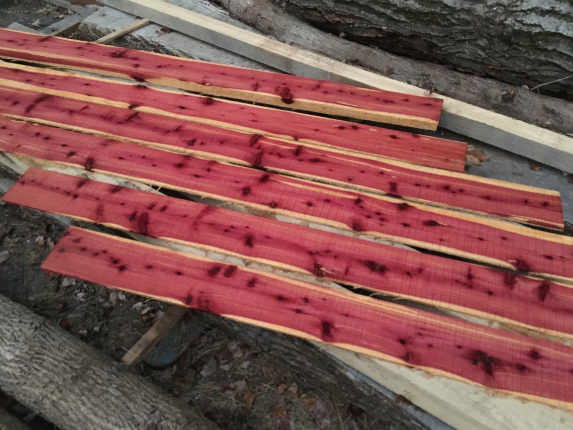 Eastern Red Cedar Boards Various Thicknesses and Dimensions. Etsy