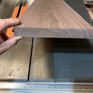 One Black Walnut board, 1” x 8” x 24”, surface planed.  Message us if you need custom dimensions.
