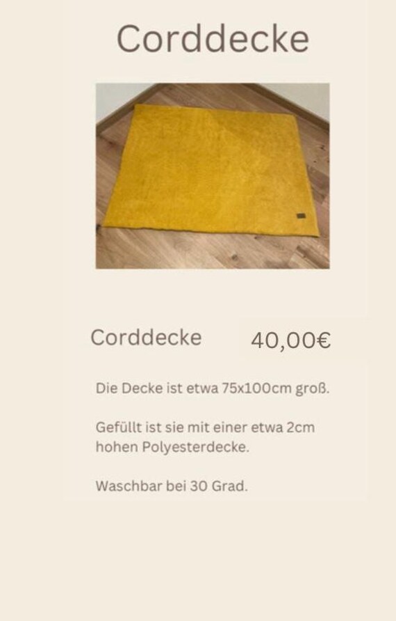 Corddecke
