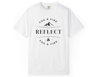 Fog & Fire Circle Logo Reflect