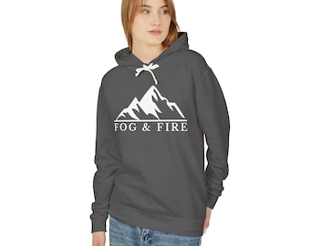 Fog & Fire Unisex Lightweight Hooded Sweatshirt