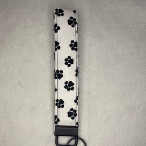 Dog Pawprint Wristlet