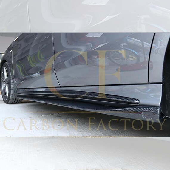2008-2014 Mercedes Benz W204 C63 AMG RZ Style Carbon Fiber Side Skirts