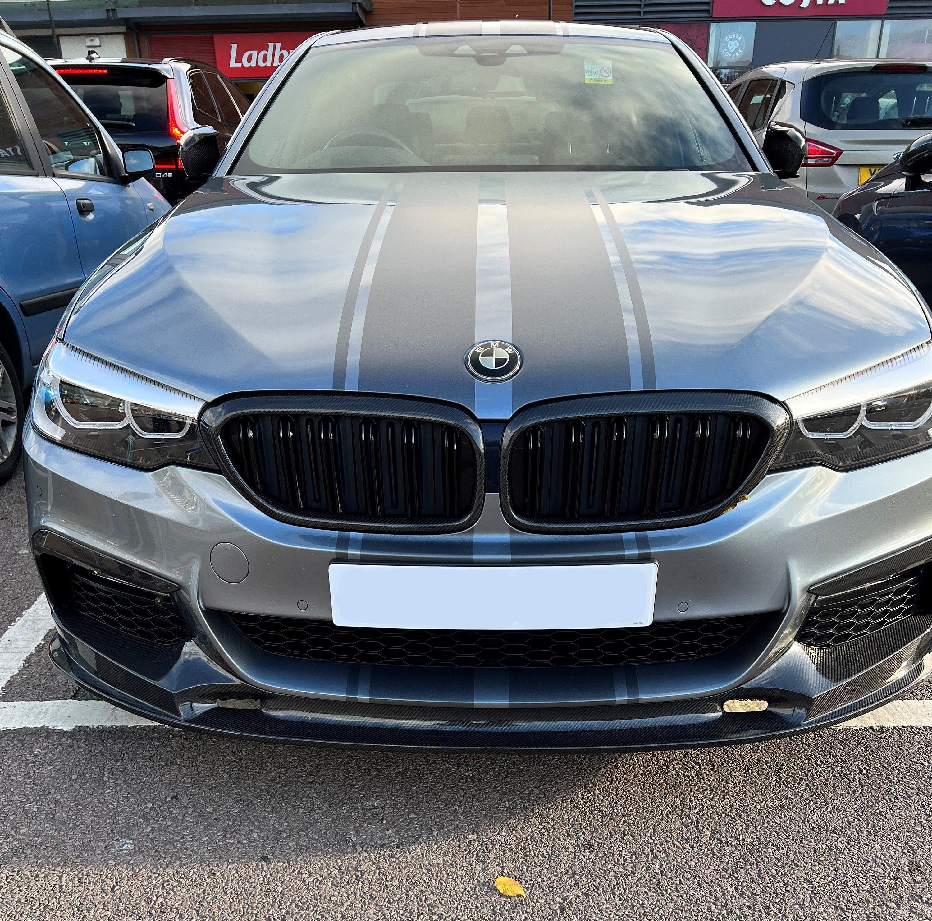 BMW G30 5 Series M Sport Carbon Front Splitter FD Style 17-20