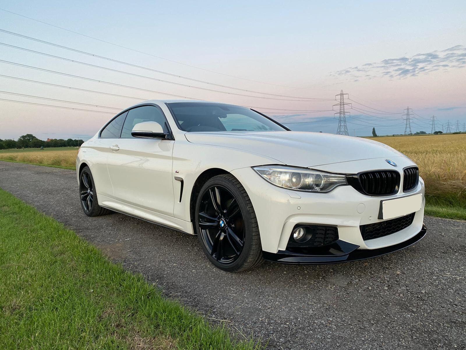 BMW F32 F33 F36 4 Series M Performance Style Gloss Black Kit 14 20