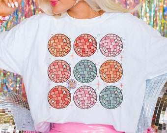 Disco Balls PNG-New Years Sublimation Digital Design Download-colorful png, 2025 png, new years eve png, disco dance png, 2025 new year png