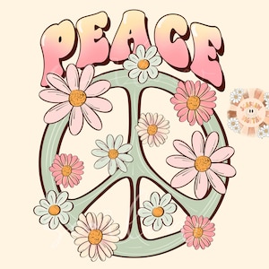 Peace Png-groovy Sublimation Digital Design Download-groovy Girl Png ...