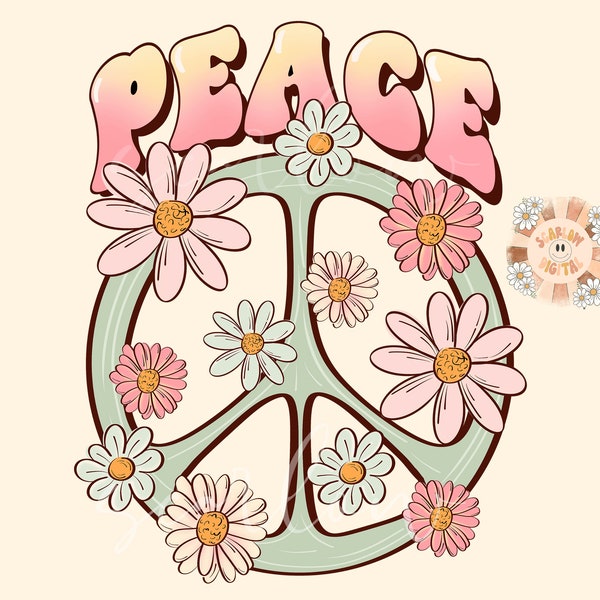 Peace PNG-Groovy Sublimation Digital Design Download-groovy girl png, retro png, peace sign png, peace and love png, groovy vibes png files