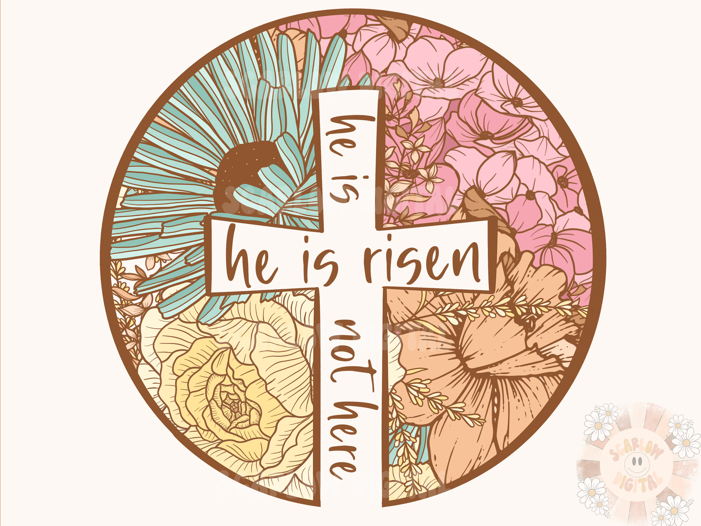 He is Risen Png-easter Sublimation Digital Design Download-christian ...