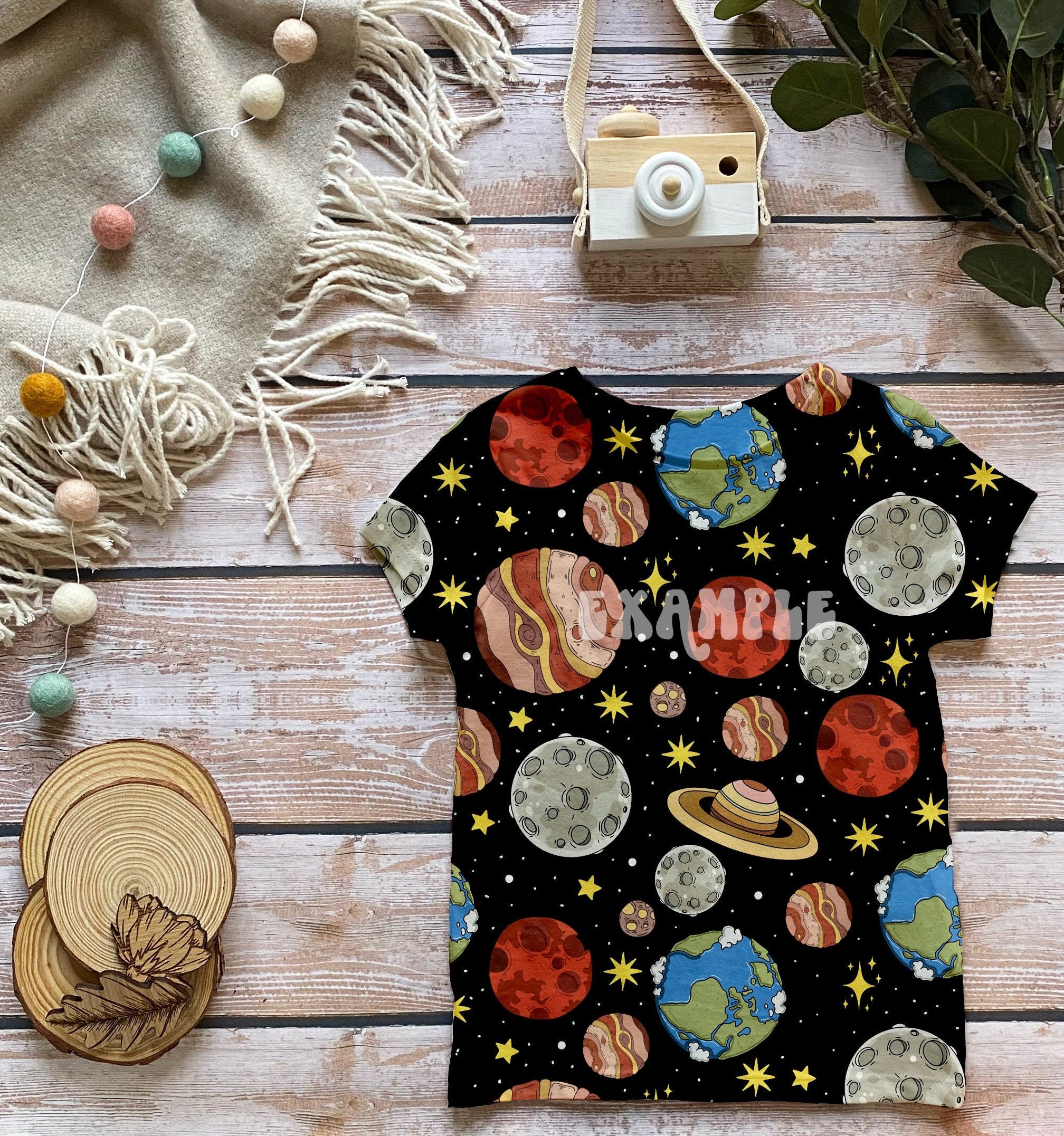 Outer Space Seamless Pattern, Planets Seamless File, Seamless Patterns ...