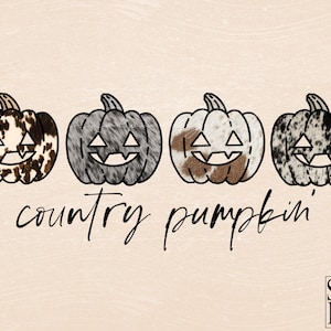 Country Pumpkin Western Fall PNG sublimation Design Download, western halloween png, country fall png, southern pumpkin png, country png