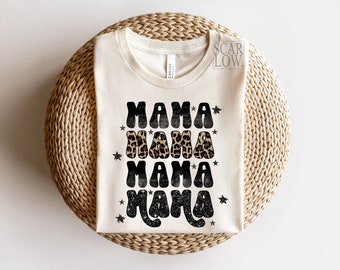 Leopard Print Grunge Mama PNG sublimation design download, vintage mama png, leopard print mama png, glitter mama png, grunge mama png