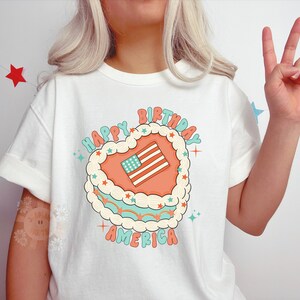 Happy Birthday America Png-fourth of July Sublimation Digital Design ...