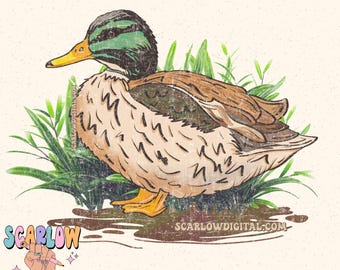 Mallard PNG Digital Design, hunting png, fishing png, outdoors png, png for boys, png for men, duck hunting png, ducks png, camo designs
