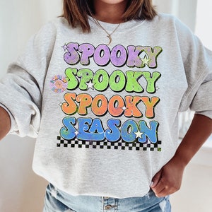 Spooky Season PNG-Halloween Sublimation Digital Design Download-retro halloween png, y2k halloween png, spooky designs, 90s halloween png