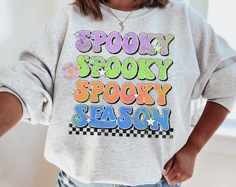 Spooky Season PNG-Halloween Sublimation Digital Design Download-retro halloween png, y2k halloween png, spooky designs, 90s halloween png