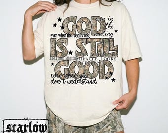 God is Still Good Camo PNG Digital Design Men and boys