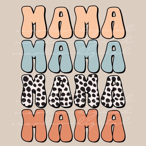 Retro Mama Png-instant Digital Download-sublimation - Etsy