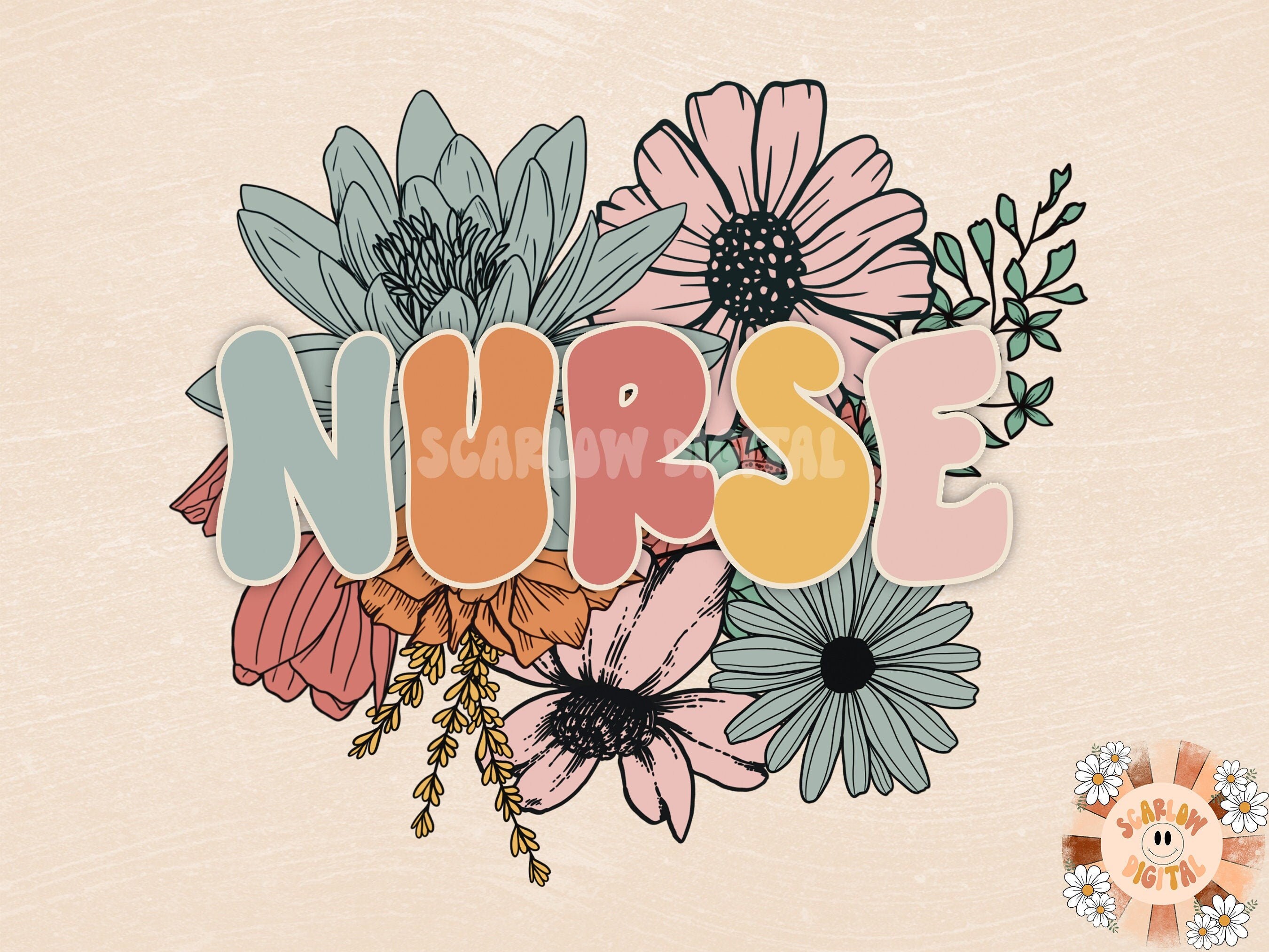 Floral Nurse Png-sublimation Design Download-healthcare Png, Nurse  Sublimation, Png for Nurses, RN Png, Retro Nurse Png, Vintage Nurse Png -  Etsy