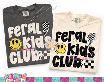 Feral Kids Club Boy Rocker PNG Digital Design