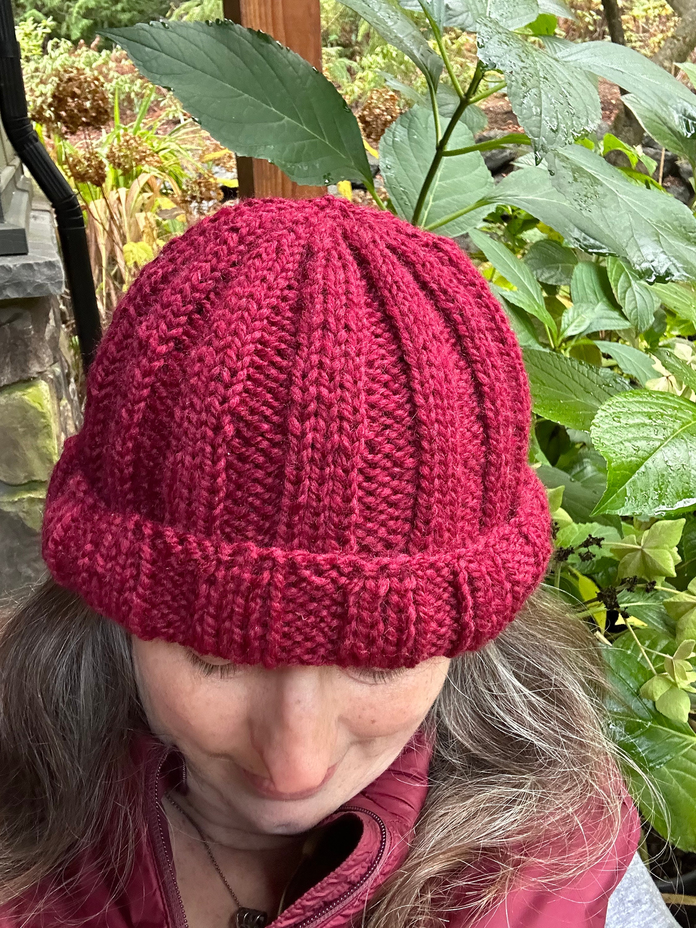 Knitting Pattern - Basic Ribbed Hat| Very Easy Hat Made With Chunky ...