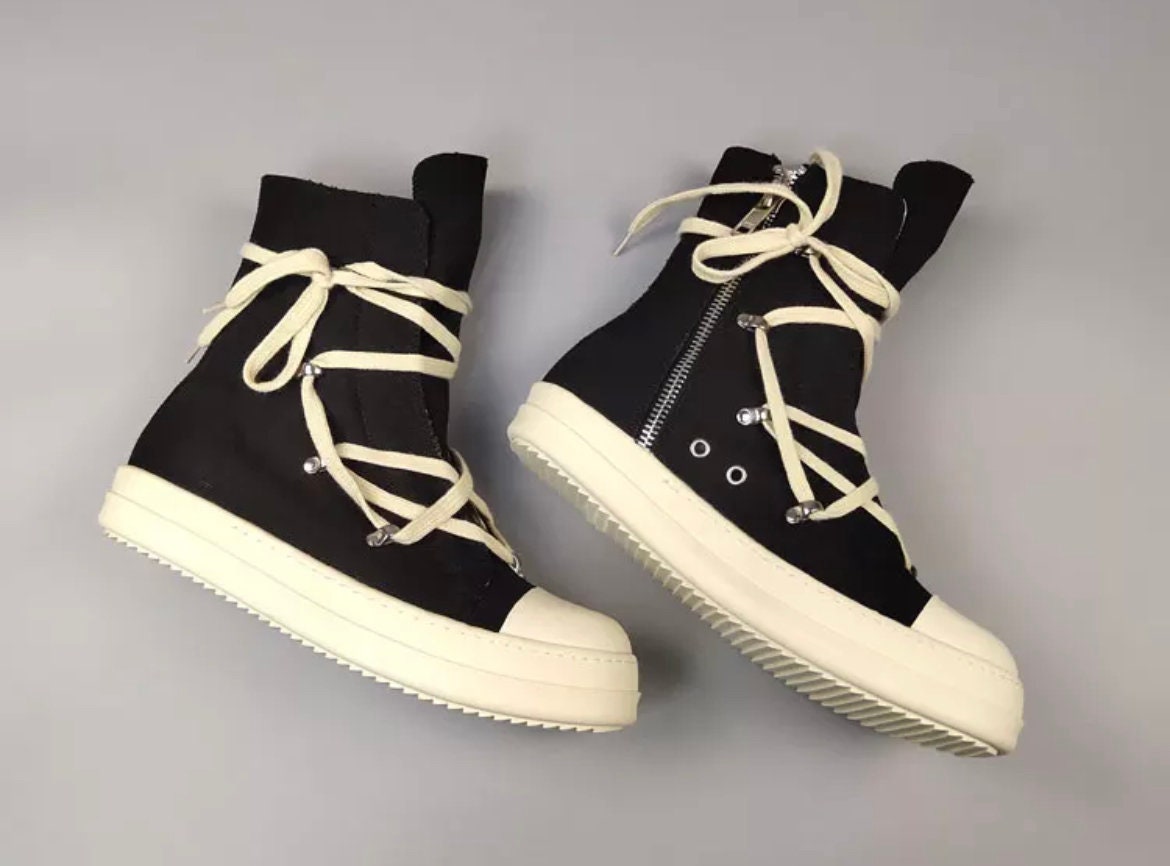Rick Owens Hexagram Laced Sneakers - Etsy