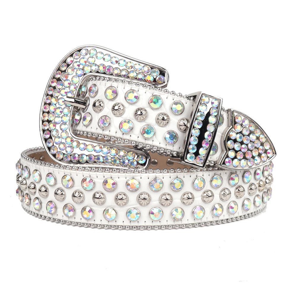 Shiny Diamond Designer BB Belt For Men And Women 2022 Simon