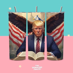 Trump 2024 Tumbler Wrap That&#39;s My President PNG Freedom Seamless Sublimation 20 oz Tumbler Design Instant Digital Download