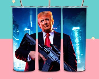 Trump You Missed 20oz Skinny Tumbler Design, Zabójstwo Trumpa Png, Trump Na Prezydenta, Mugshot Trump Shoot, Trump 2024 Tumbler Wrap Png