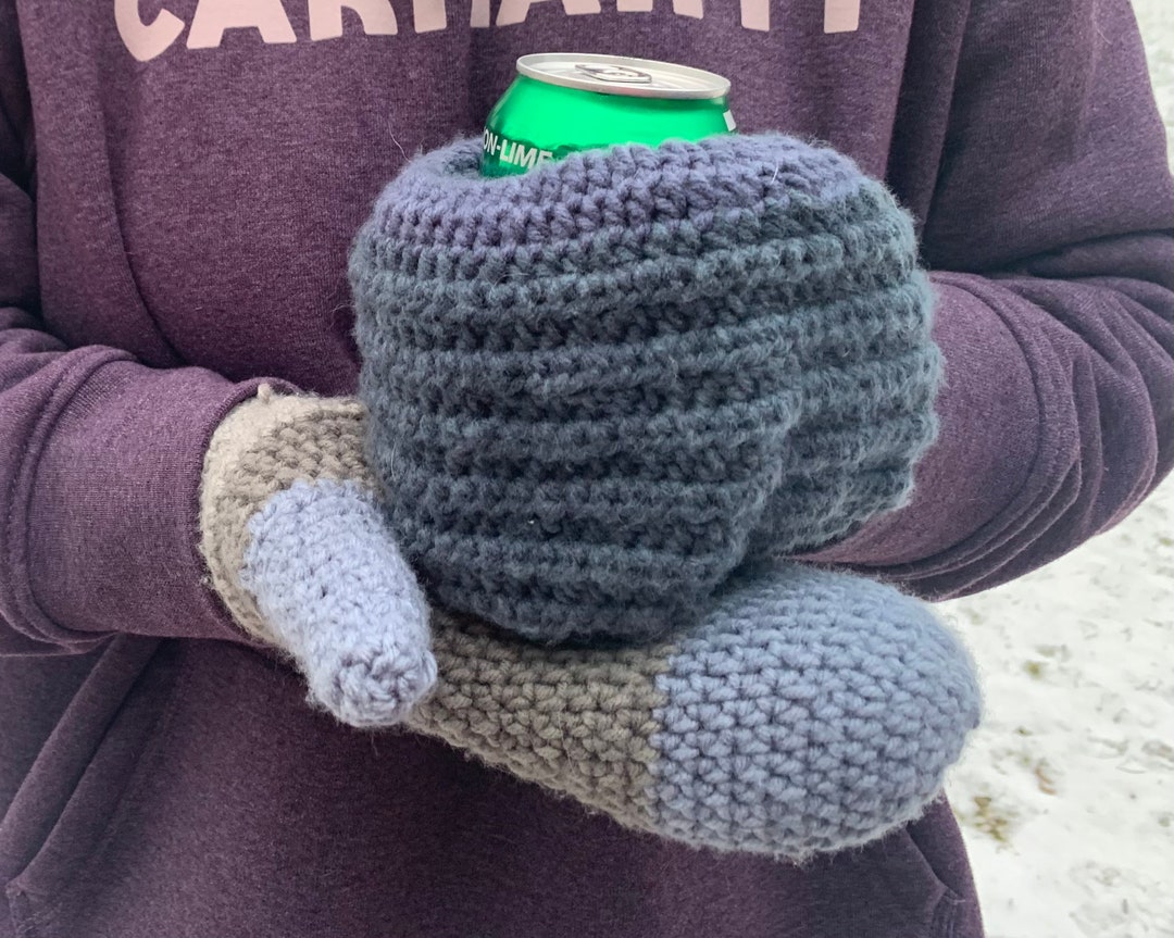 CUSTOM Handmade Crochet Beer Mittens / Koozie Mittens Etsy