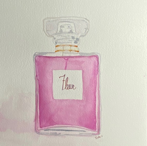 Parfum de Fleur original watercolor