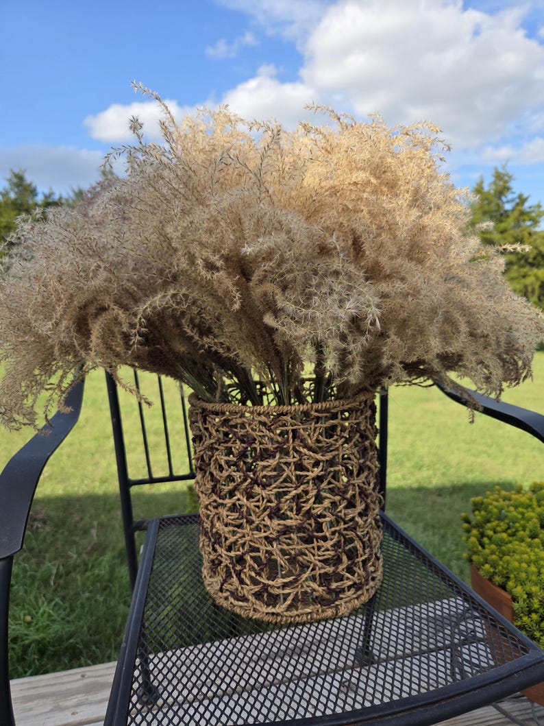 Maiden Grass Flower Bundle: Dried Arrangements, Natural Fall Decor, Weddings, Floral Supplies image 16