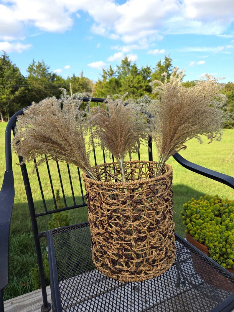 Maiden Grass Flower Bundle: Dried Arrangements, Natural Fall Decor, Weddings, Floral Supplies image 7