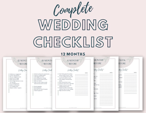 Wedding Planner Printable | Printable Wedding Planner Pages | Wedding Plan  Bundle | Wedding Planning Book | Wedding Planner PDF, A4,A5, 2024